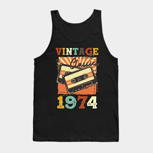 Vintage 1974 Classics Tank Top by Cooldruck